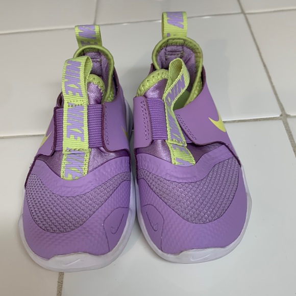 Nike Other - 6C Nike Flex Runner slip on sneakers in like new condition. Lavender and yellow